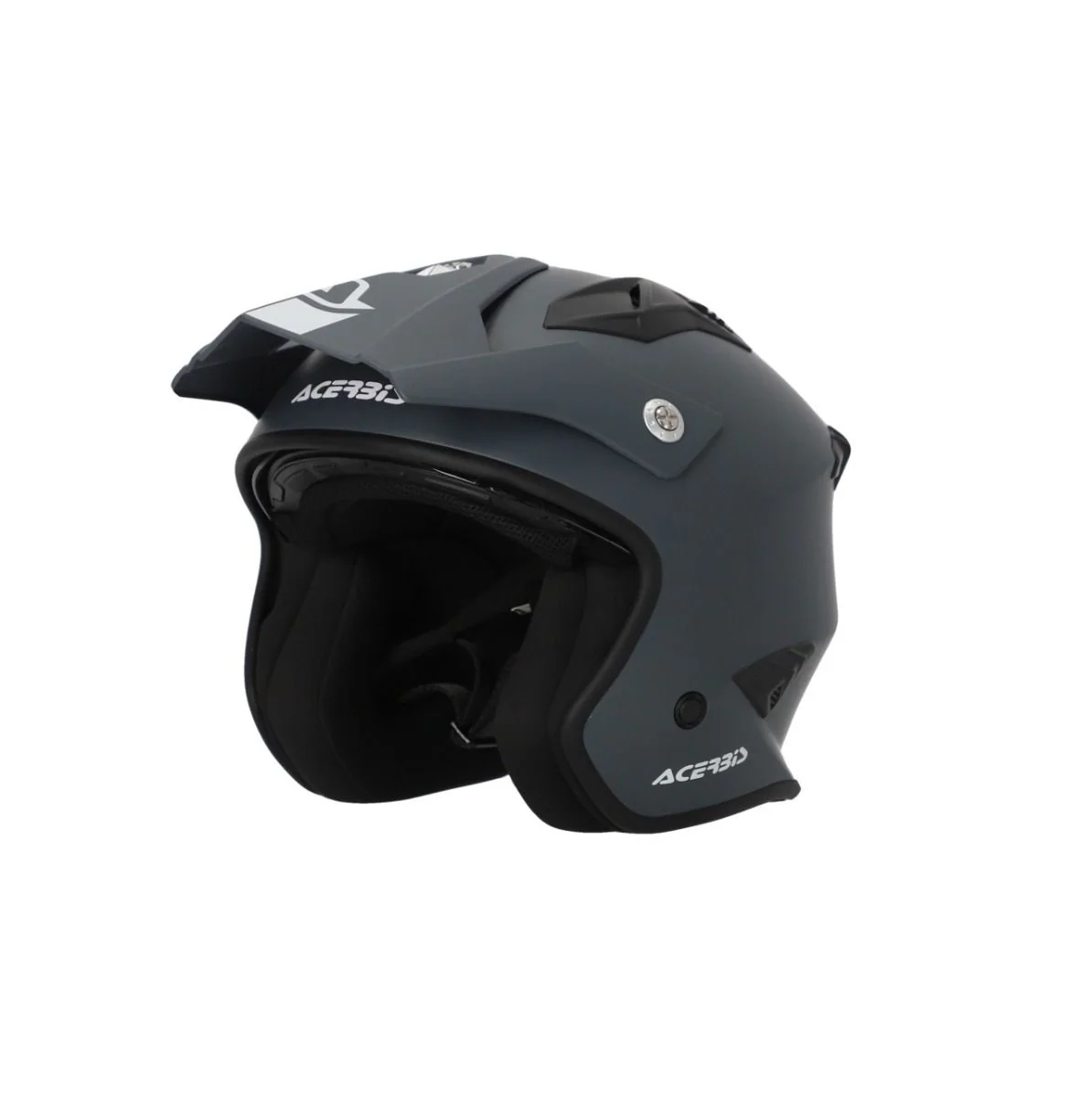 Acerbis Jet Aria Helmet with Sun Visor [Grey]